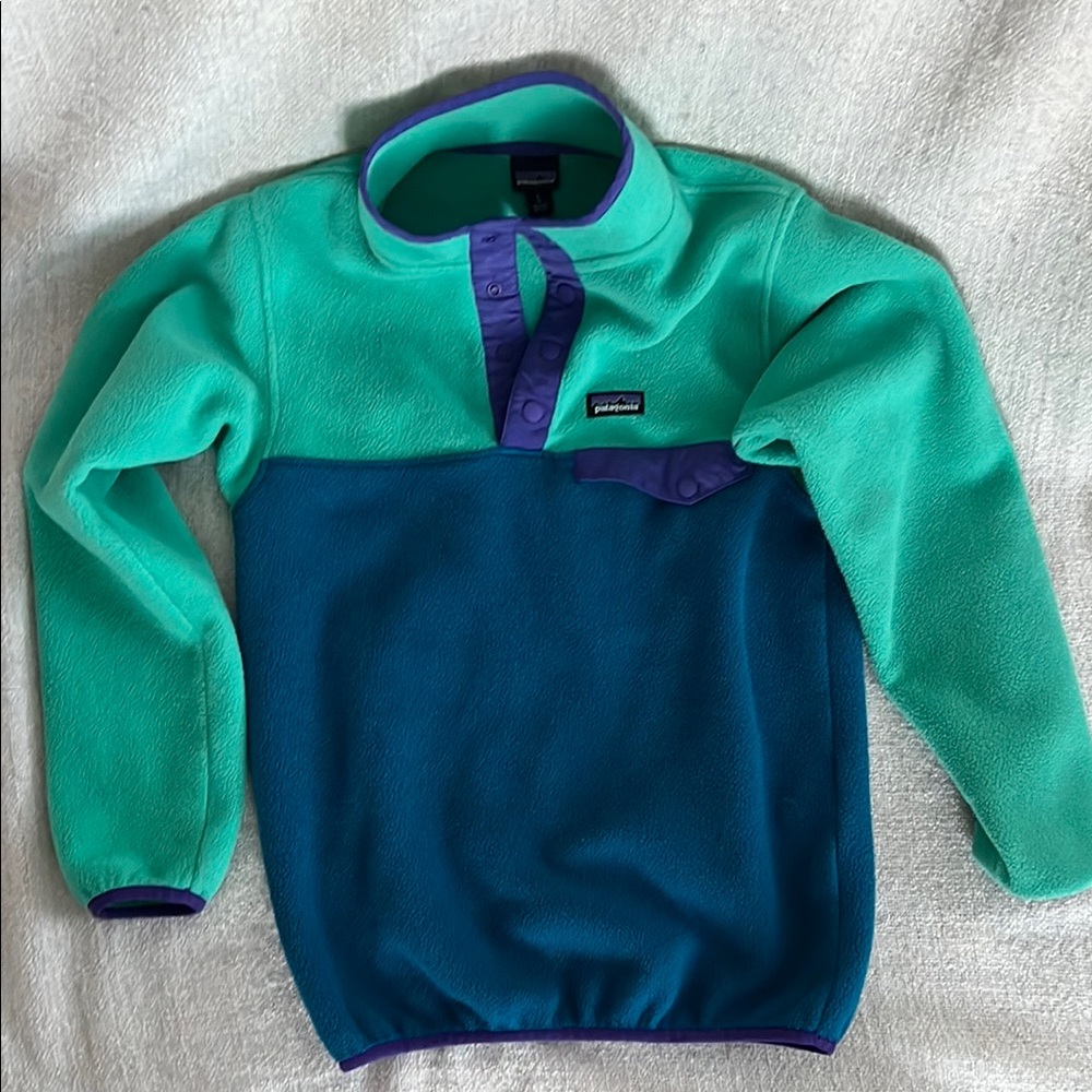 Patagonia Girls Lightweight Synchilla Snap-T Fleece Pullover